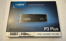 Crucial P3 Plus 500GB NVMe Internal SSD (CT500P3PSSD8) NEW UNOPENED picture