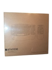 Ergonomic Wireless Keyboard & Number Pad Combo BTK9330 Meetion New In Box picture