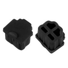 30pcs RJ11 Silicone Protector Telephone Modular Port Cap Cover Black picture