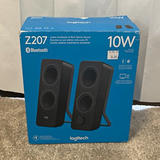 Logitech Z207 2.0 Channel Bluetooth Computer Speaker System 10W RMS Black picture