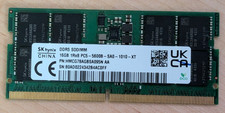 SK Hynix 16GB DDR5 5600 Laptop SODIMM RAM 1Rx8 PC5-5600B HMCG78AGBSA095N picture