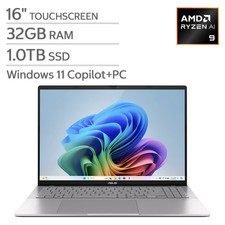 ASUS Vivobook S16: Ryzen AI 9 465, 32GB RAM, 1TB SSD, 16