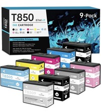 T850 Ink Cartridges 9 Pack 80ML T8501-T8509 for SureColor P800 picture