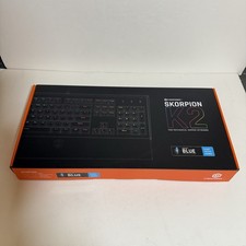 NEW CyberPowerPC Skorpion K2 RGB Gaming Keyboard w/ Kontact Blue Clicky Switches picture