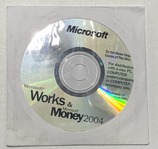 Microsoft Works And Money 2004 PC Software - New + Sealed picture