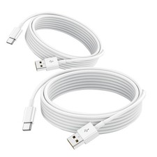 2 Pack Car Carplay Cable for iPhone 17 Air/15/16 16e 17e 15 Pro 3 Feet, White  picture