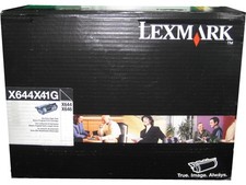 Lexmark X644X41G X644X11A Black Extra High Yield Toner Cartridge 32k Genuine OEM picture
