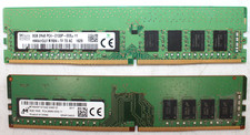 2 Sticks - Micron 8GB 1Rx8 PC4-2666V SK hynix 2Rx8 PC4-2133P ECC Server RAM PC4 picture