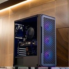 Gaming PC New Custom Computer RTX 5050 GPU AMD RYZEN Six Core SSD Windows 11 PRO picture