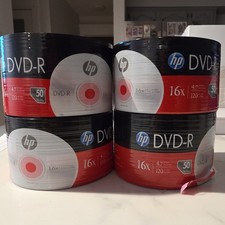 50 HP DVD DVD-R Logo Disc 16X Blank media 4.7GB/120Min 4pk of 50 picture
