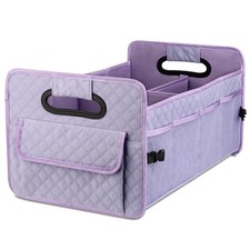 Car Trunk Organizers and Storage for SUV, Collapsible Multi Compartment Conta... picture