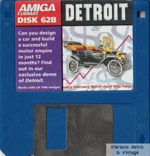 Amiga Format Coverdisk 62B, Detroit Demo, Commodore Amiga - Floppy Disk picture