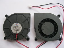 2 pcs Brushless DC Cooling Blower Fan 6015S 12V 60x60x15mm 2 Wire Sleeve Bearing picture