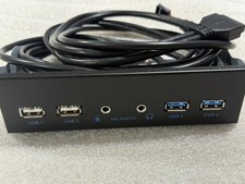 5.25 Inch Front Panel USB 3.0 2 Port + USB 2.0 2 Port Bay USB Hub HD AUDIO picture