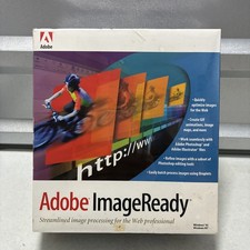 Vintage Adobe Image Ready Software 1995 For Windows 95 / NT Brand New Sealed picture
