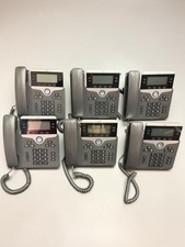 CISCO CP-7841 UC Phone Office Phone w/Stand  Lot of 6 picture