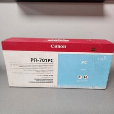 Canon PFI-701PC Photo Cyan Ink Tank 700ml New Sealed EXPIRED iPF8000/iPF9000 picture