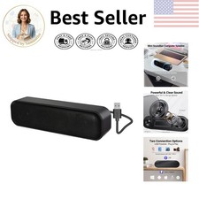 Plug and Play USB Speaker: Portable Soundbar with Clear Audio for PCs & Laptops picture