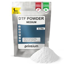 DTF Powder Medium 2.2 lbs/1KG/35.3 oz - Hot Melt Adhesive for DTF Heat Transfer picture