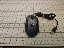 Logitech MX500 Optical Gaming Mouse Wired USB 8 Button Silver Black Tested Works picture