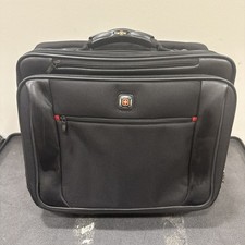 Wenger Swiss Army Wheeled Business Case Used (Mint) With Original Straps & Clips picture