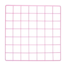 Iron Wire Grid Panel Board Photo Display Holder Hanging Frame Pink 14