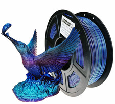 PLA 3D Printer Filament Sparkle Twinkling Galaxy Gradient 1.75mm Green Blue picture
