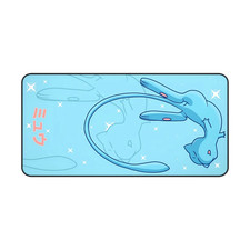 Mew Pokemon Japanese Desk Mat Mouse Pad, Long Desk Mats, Anime Game DJP582 picture