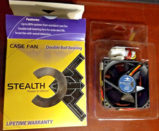 NOS Vantec SF8025L 80x80x25mm Double Ball Bearing Stealth Silent Quiet Case Fan picture