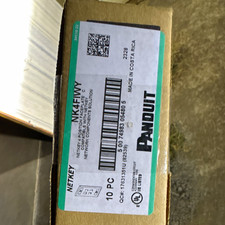Panduit NetKey NK4FIWY Cat6 White RJ45 Female Keystone Jack Module picture