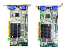 LOT OF 2- MATROX 906-04 MGI G4+MDHA32G/RT2 MILLENIUM GRAPHICS VIDEO CARD picture