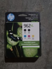 Authentic HP 962 XL 5 PACK (6ZA57AN) Expires 04/27 New Black/Color Ink Cartridge picture