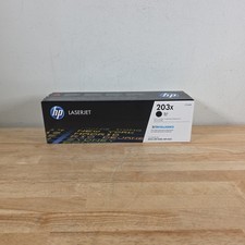 HP 203X CF540X BLACK HIGH YIELD LASERJET TONER CARTRIDGE New Sealed Read Desc  picture