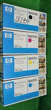 LOT NEW OEM SEALED EXPIRED CMYK HP TONER CARTRIDGES Q2670A Q2671A Q2672A Q2673A picture