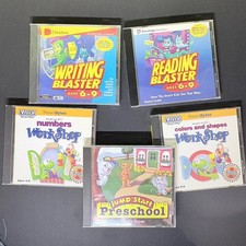Homeschool PC CD-ROM Lot JumpStart Preschool Reading Blaster VTech 1 Sealed picture