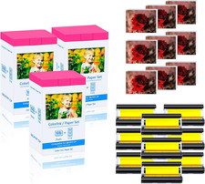 KP-108IN Photo Ink Ribbon Paper 3PK 324 Photo Sheets Canon SELPHY CP1300 CP1200 picture