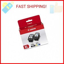 Canon PG-210 XL / CL-211 XL Genuine Ink Value Pack (2 Cartridges), Compatible wi picture