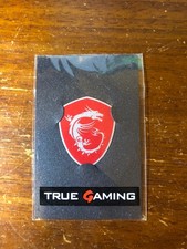 MSI True Gaming Red Dragon Shield Logo Sticker. Badge Decal. Official. Sealed. picture