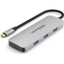 EZQuest USB-C Gen 2 Hub 7-Ports - 3 USB 3.0, 4 USB-C w/ 100W PD (Aluminum) picture