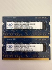 Nanya 4GB Kit (2x2GB) DDR3-1600 PC3-12800S Laptop RAM Tested Working picture