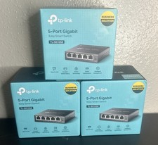 TP-Link TL-SG105E 5 Port Gigabit Easy Smart Switch Ethernet Network Lot Of 3 picture