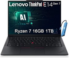 Lenovo - Upgraded - ThinkPad E14 Gen 7 14 in + AI Ryzen 7 250 1TB SSD 16GB RAM picture