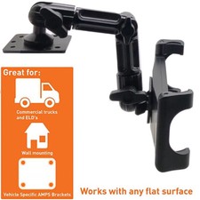 Car Truck Van Fleet ELD Industrial Metal Drill Base Mount for Tablets Smartphone picture