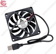 Bulk Lot 50 GDSTIME 80mm x 10mm USB Cooling Fan 5V Slim 2600RPM Mini PC  FAN picture