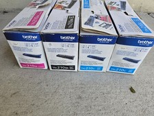 Brother Genuine TN210C X 2, TN210M, TN210BK Color Laser Cyan, Magenta  Black Set picture