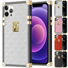 Leather Luxury Boxy Trunk Case For Vivo X200 X100 X80 X90 X70 Y78 S16 Y35 S18 picture