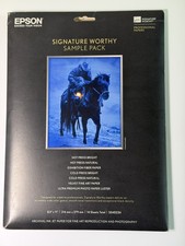 Epson Signature Worthy Sample Pack Paper 8.5 X 11 BRAND NEW UNOPENED picture