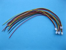 60 pcs 1.25mm 3Pin Female Polarized Connector w/ 28AWG 5.9inch 150mm Leads Cable picture