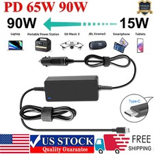 90W 87W 65W 61W 45W 20W USB Type C PD Laptop Car Charger Power Supply DC Adapter picture
