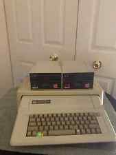 Apple IIe A2S2064 w/2 Apple Disc Drives A2M0003 and Stand READ CAREFULLY picture